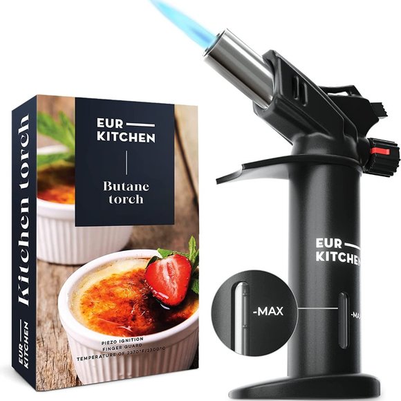 Premium Culinary Torch Butane Cooking Kitchen Blow Torch - Picture 1 of 9